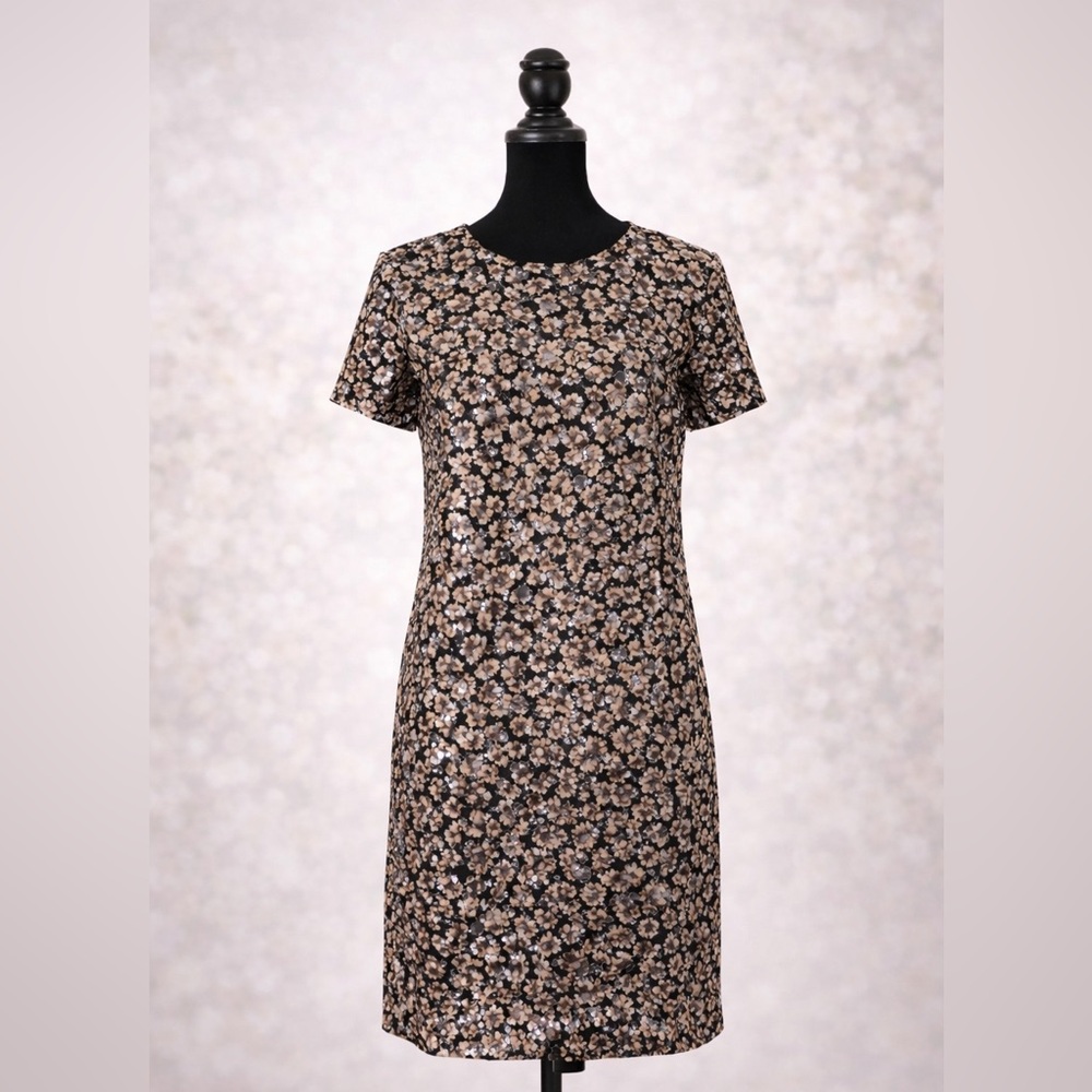 Vintage Liz Claiborne All sequenced printed dress. - Picture 7 of 7